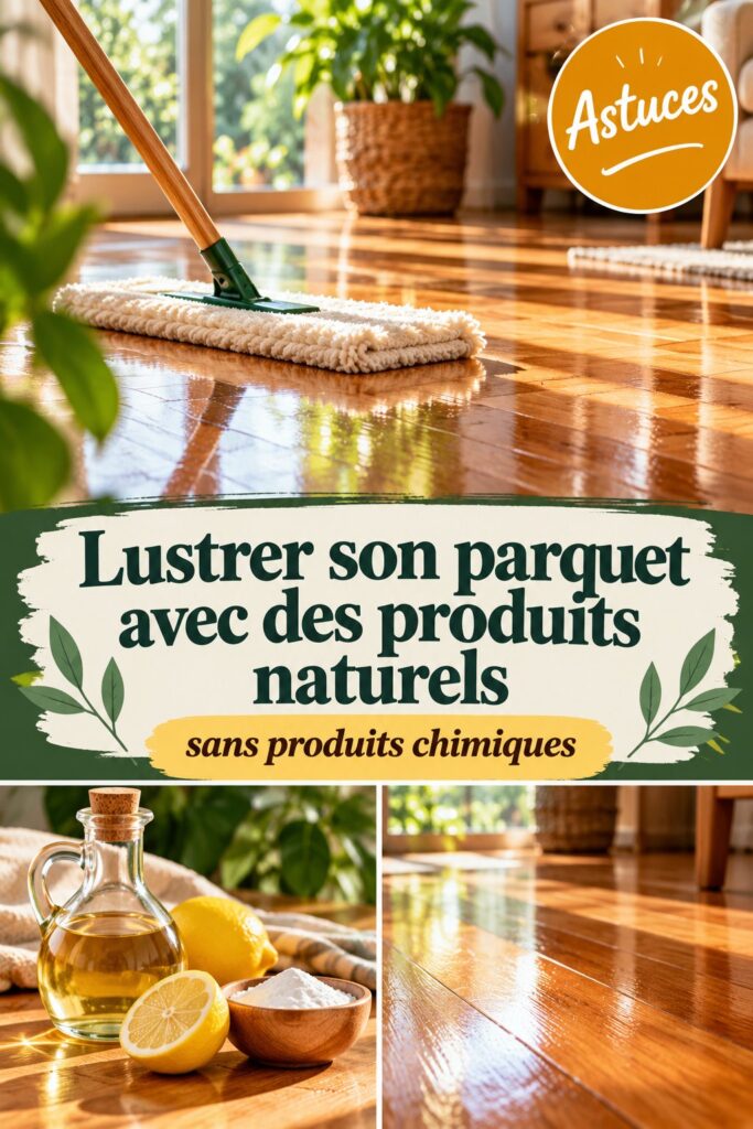 Lustrer son parquet avec des produits naturels et efficaces