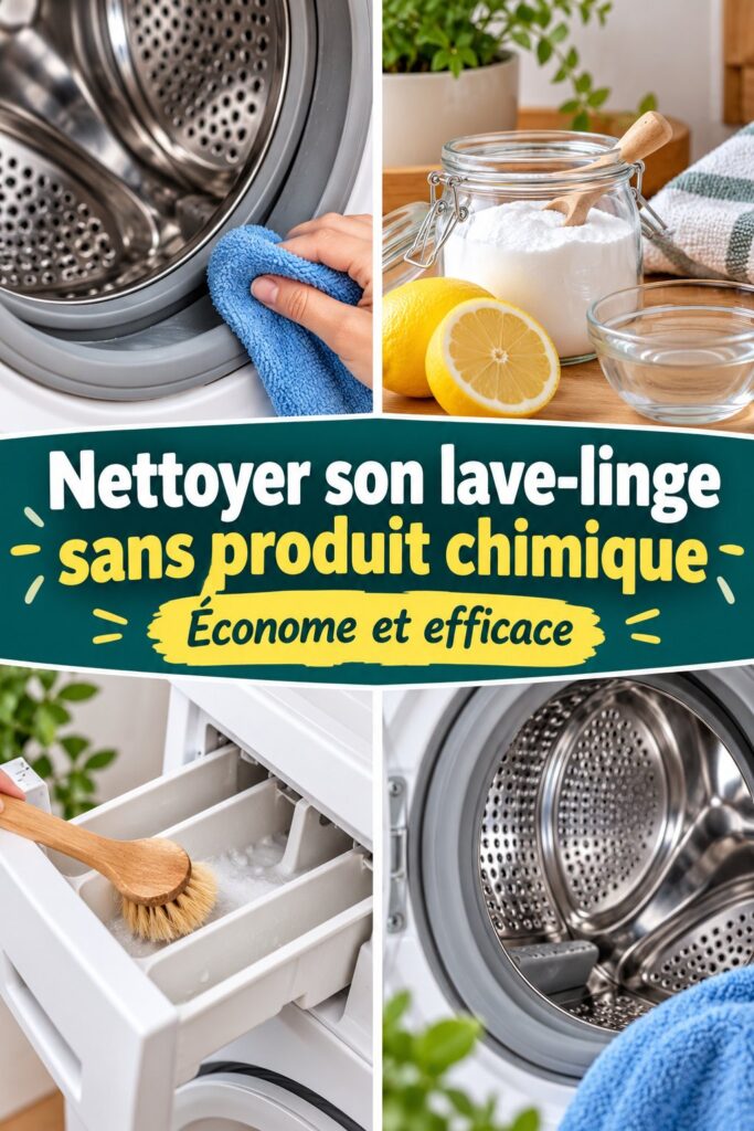 Nettoyer son lave-linge sans produit chimique